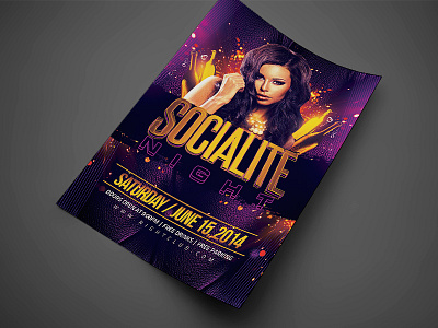 Socialite Night Flyer Template