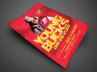 Artist Music Event Flyer Template.