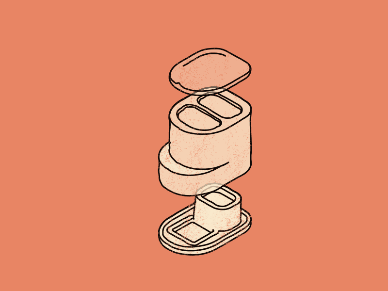 Toilet animation gif illustration toilet