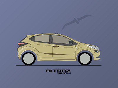Altroz albatross altroz car geneva motor show 2019 illustration photoshop ps design tata
