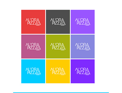 Alora Pizza branding