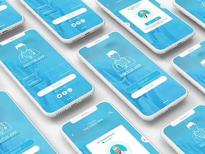 Doctor App app design mobile app design ui ux web website