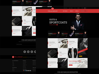 Fun And Fabulous clothes web UI