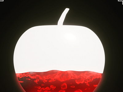 Apple blender3d photoshop