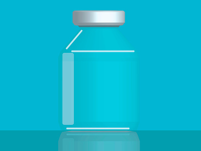 vaccine covid illustration jar vaccine vector