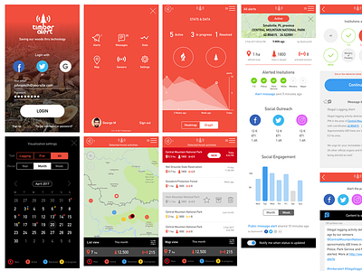 Mobile UI comps