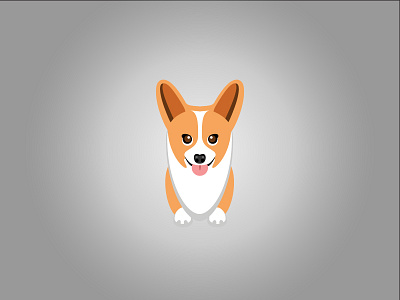 Corgi illustration animal best friend breed corgi cute dog identity illustration logo pet