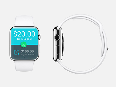 Apple Watch Daily Budget App app apple watch daily budget ui ux