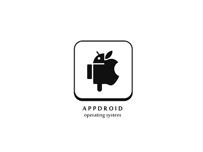 appdroid operating system logo design icon logo operating system ui ux