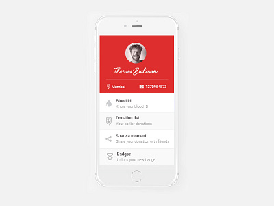 Blood Donor Bank app bank blood design donor ui ux