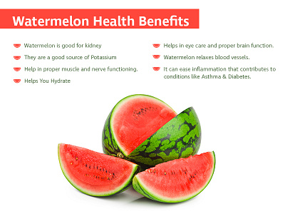 Health Benefits 6 app benefits doctor eat fruit health ui ux watermelon web