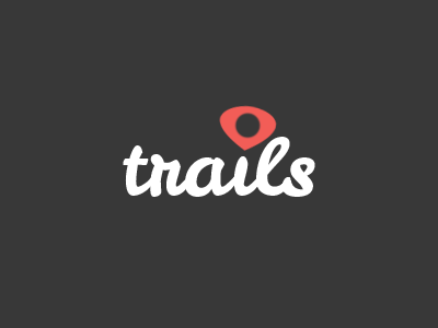 TrailsApp android app font location map mobile pin roboto trails