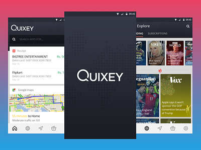 Quixey app android app deep mobile quixey screens search views