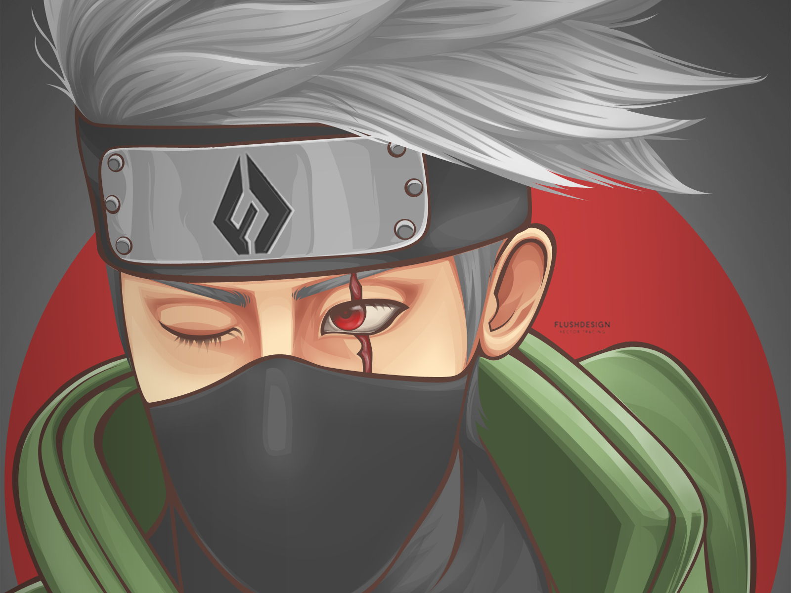 Kakashi by Flush Design on Dribbble