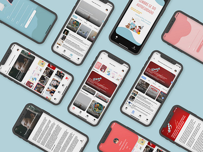 Zen News - Noticias e Bem Estar aplicativo app news news app ui ux ui design uidesign uiux