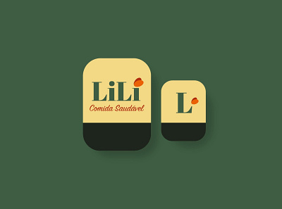 Lili Comida Saudável App icon 005 app dailyui dailyuichallenge design icon ui uxui