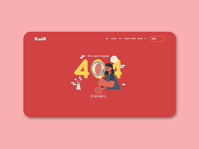 404 Page - DailyUI 008 404 error 404page app dailyui dailyuichallenge design ui