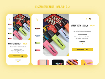 e-Commerce shop - DailyUI 012 012 dailyui dailyuichallenge design e commerce shop ecommerce ui