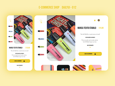 e-Commerce shop - DailyUI 012