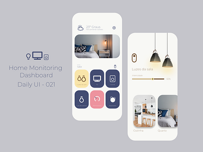 Home Monitoring Dashboard - DailyUI 021