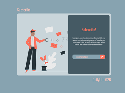 Subscribe - DailyUI 026