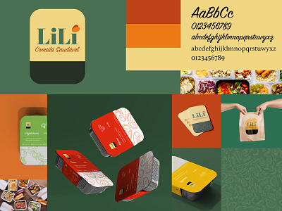 Lili Comida Saudável - Branding branding design food graphic design identidade visual logo project