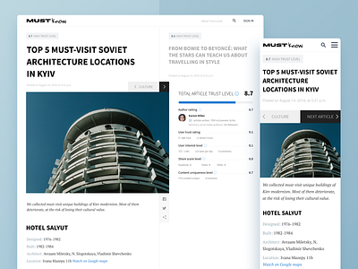 News Page Design Concept