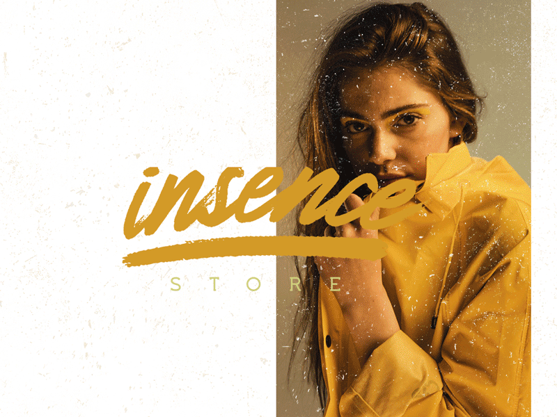 Insence Store art direction branding clothing fashion fun illustration social urban visual identity