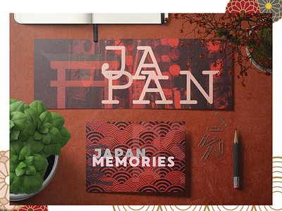 Japan Memories art direction culture design editorial illustration japan memories nostalgia pattern surface visual identity