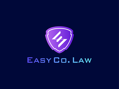 Easy Co. Law logo design creative icon illustration illustrator logo typography vector