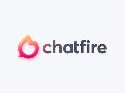 Chatfire logo app app icon brand branding chat chat app chatfire fire fire logo flame icon ios logo tinder