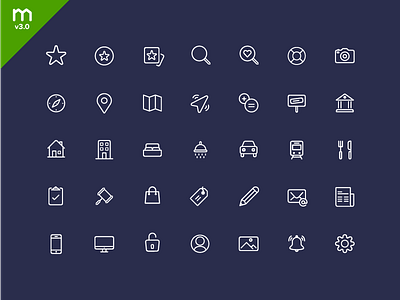 Domain - Icon set 2015