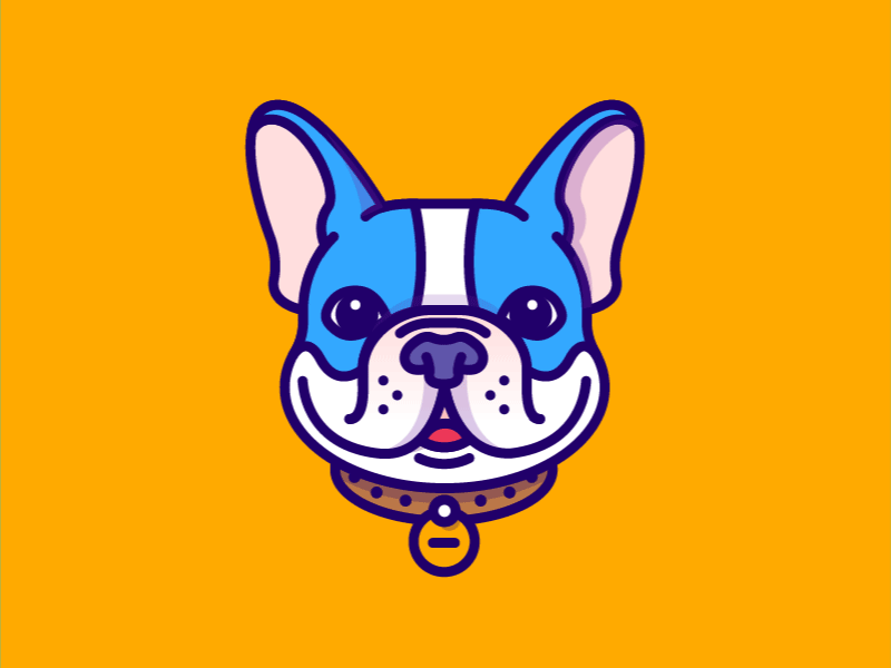 Frenchy Illustration animal bulldog dog french bulldog frenchy illustration