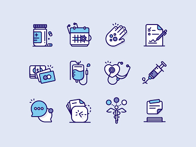 Medical Icons agreement appointment billing chat conditions document icon icon set medical needle payment