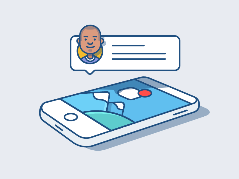 Notifications - Illustration Animation