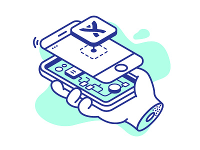 Mobile shirt illustration - Atlassian