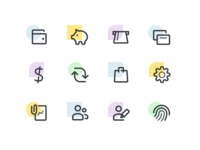 Financial - Icon set