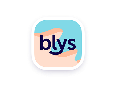 Blys - App Icon app app icon art direction blys brand brand identity branding identity logo massage mobile icon wordmark