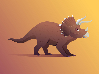 triceratops character dinosaur illustration jurasic jurassicpark nature triceratops