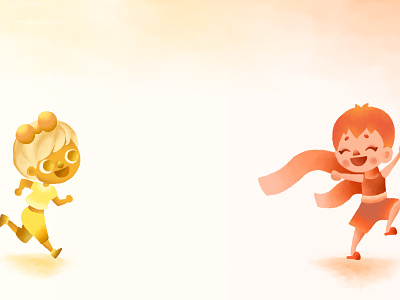 Yellow/Orange character character design children colorful concept art cute drawing illustration orange photoshop queer storybook yellow