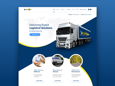 Hi-Speed brand branding corporate delivery design flat global homepage logo ui ux