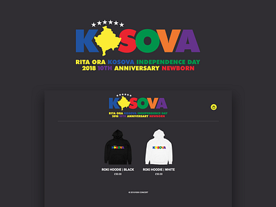 Rita Ora – Kosova branding design ecommerce flat logo musician type ux vector web design