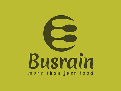 Busrain catering logo art brand branding clean color concept creative design flat icon identity illustration illustrator lettering logo minimal sketch type typography vector