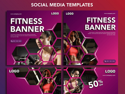 FITNESS BANNER by ravy herginza on Dribbble