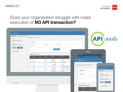 LeanSwift API tools api automation api export to excel api tools h5 application h5 infor sdk infor design infor m3 infor m3 api infor m3 h5 solution infor m3 integration infor os framework infor sdk infor sdk using ids leanswift leanswift api tools m3 api execution m3 api mas execution run api web application web development