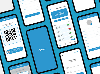 Cowry app design fintech payment product design simple ui ui design uiux user experience user interface