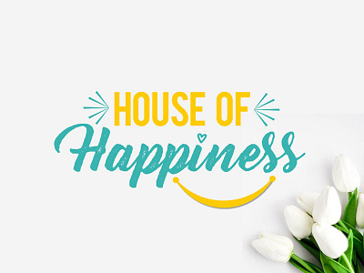 House of Happiness branding happiness healer identity logo logo design
