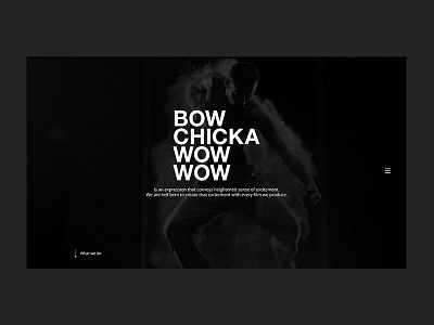 BCWW about us film homepage landing page production ui web web design website