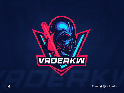 Darth Vader Mascot Logo branding darth vader design esports gaming logo graphic design illustration logo mascot logo vader vector