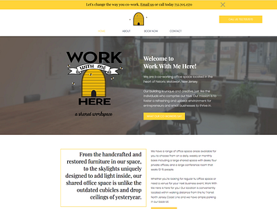 Shared Workspace Website Design